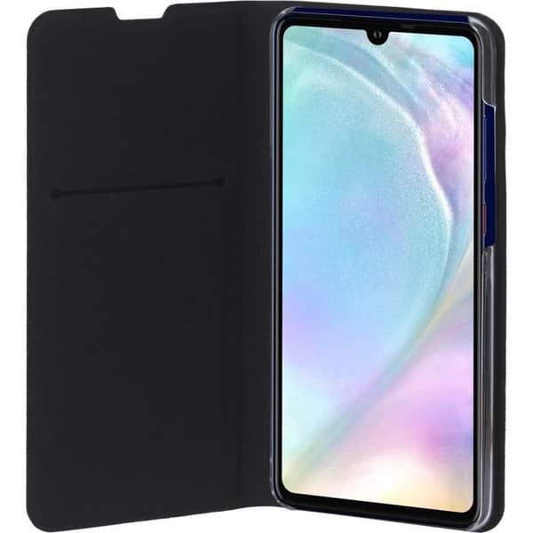 Etui folio - Huawei - P30 - Svart - Semi-rigid - Sidoflap