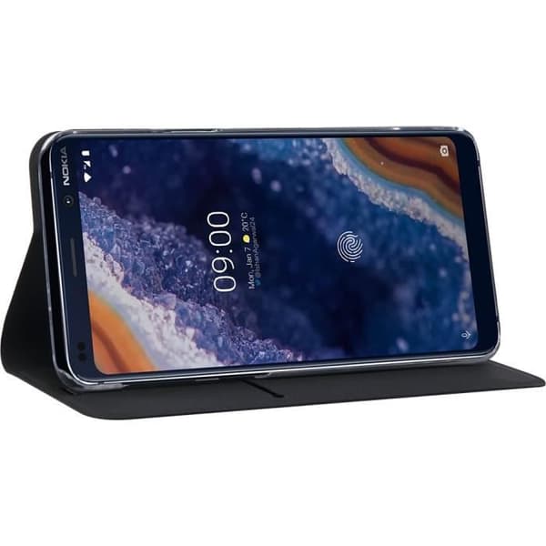 Svart foliofodral för Nokia 9