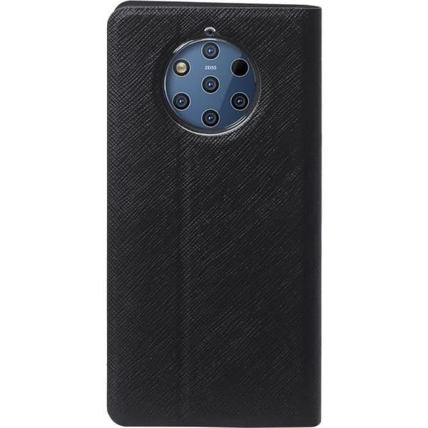 Svart foliofodral för Nokia 9