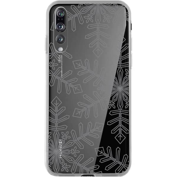 Hybrid skal - Huawei - P20 Pro - Transparent - Snöflingor - Förstärkt skydd