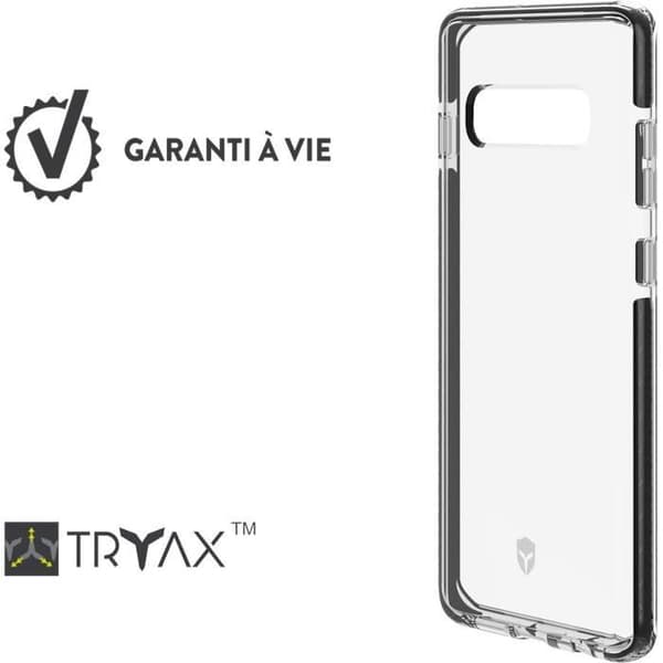SAMSUNG Force Fodral Nytt liv för Galaxy S10+ - Mörkgrå transparent - 3571211408109