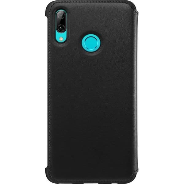 Foliofodral - Huawei - P Smart 2019 - Svart - Hårt skal - Sidoflik