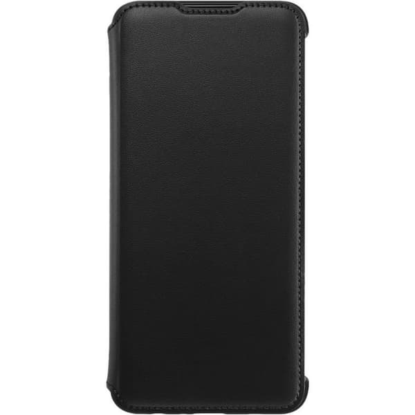 Foliofodral - Huawei - P Smart 2019 - Svart - Hårt skal - Sidoflik