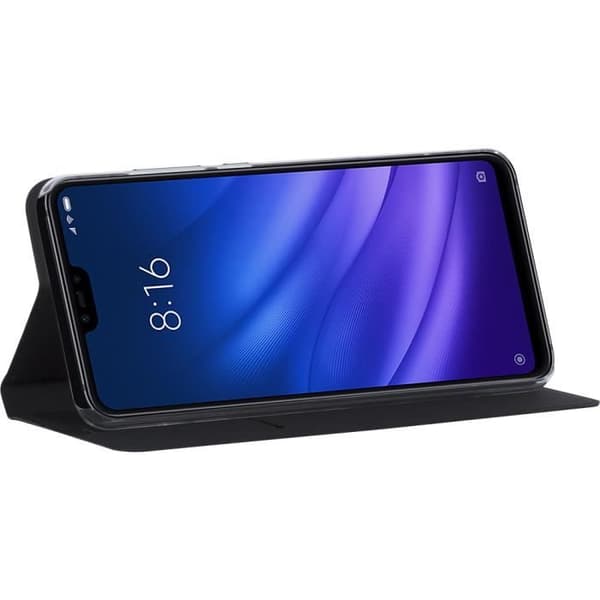 Svart foliofodral till Xiaomi Mi 8 Lite