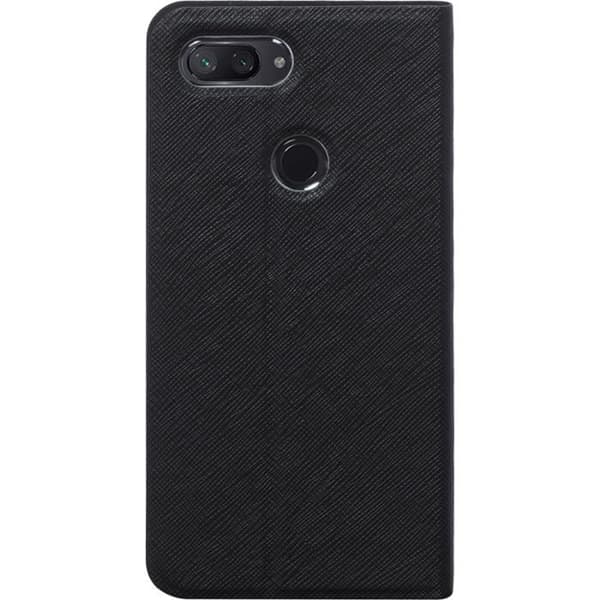 Svart foliofodral till Xiaomi Mi 8 Lite