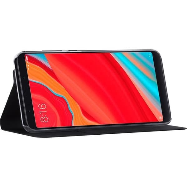 Svart foliofodral till Xiaomi Redmi S2