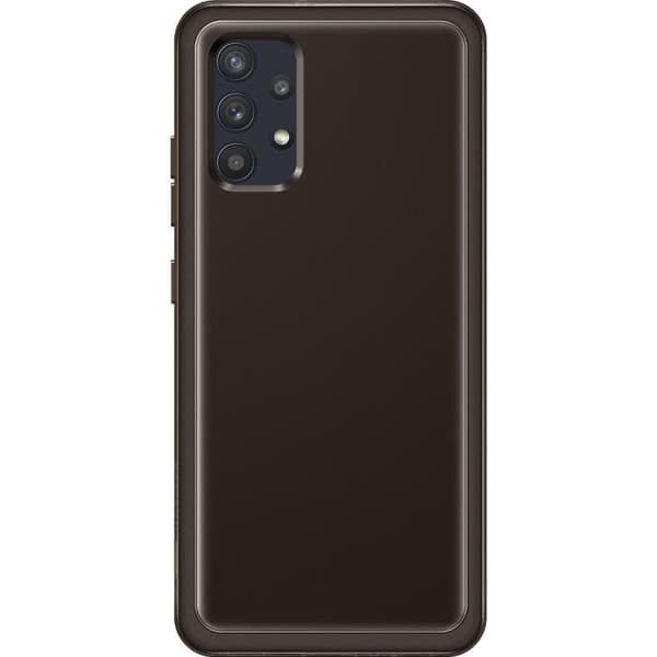 Coque - Samsung - Galaxy A32 4G - Transparent - Mjuk - Svart