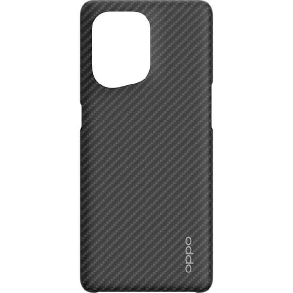 Fodral - OPPO - Find X5 - Kevlar - Svart - Halvstyv - Vanlig