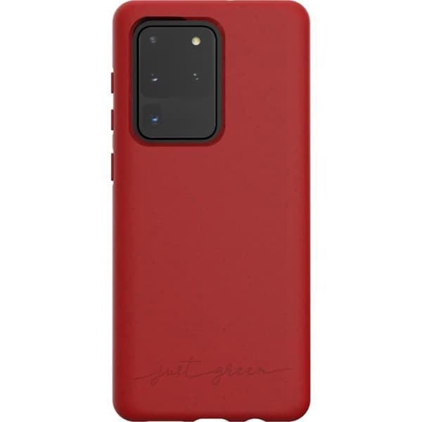 Stödskal - Just Green - Samsung Galaxy S20 Ultra - Röd - Miljövänlig - Unisex