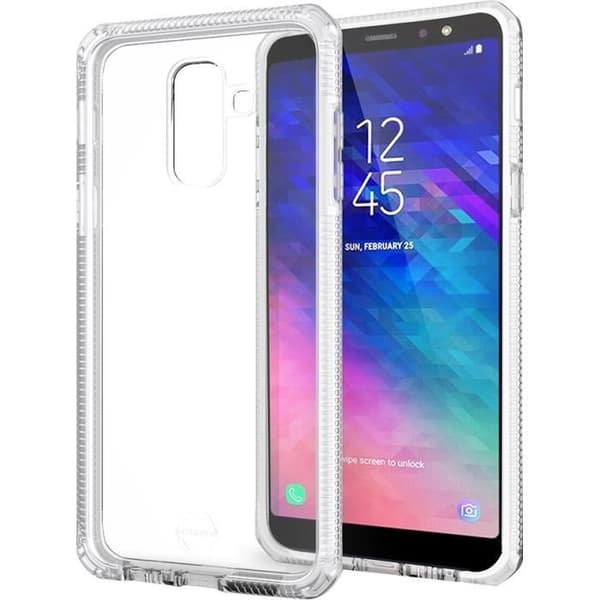 Itskins Supreme halvstyvt genomskinligt fodral för Samsung Galaxy A6+ A605 2018
