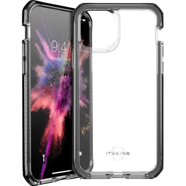 Itskins Spectrum Smoke Svart halvstyvt skal till iPhone 11 Pro