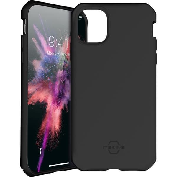 Hårt fodral - Itskins - Spectrum Solid - iPhone 11 Pro Max - Svart - Drop Safe Protection
