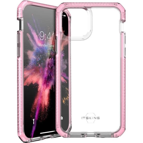 Itskins Spectrum rosa halvstyvt skal till iPhone 11 Pro Max