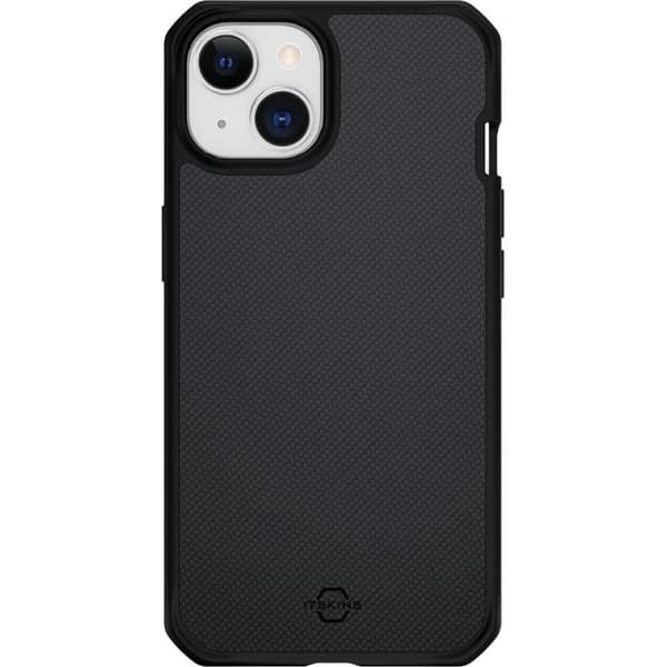 Förstärkt fodral Apple iPhone 14 Ballistic Nylon Svart Itskins