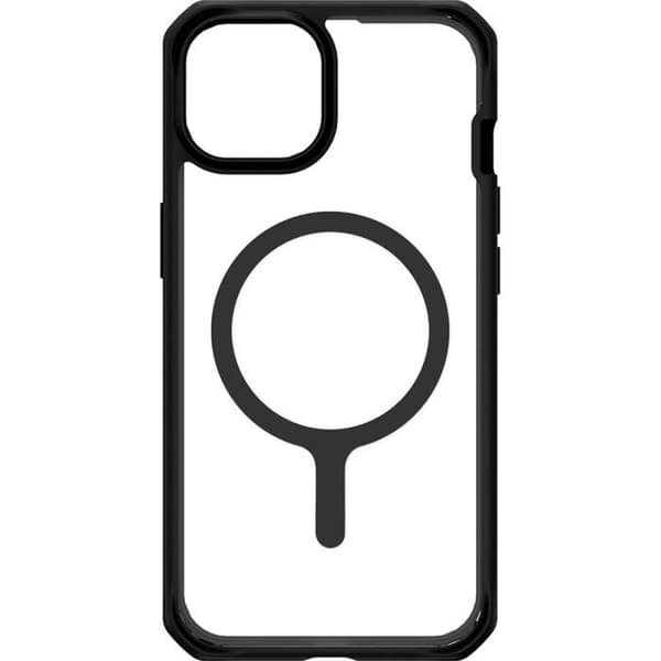 Förstärkt fodral Apple iPhone 14 Max kompatibelt MagSafe Hybrid Solid Transparent Black Itskins