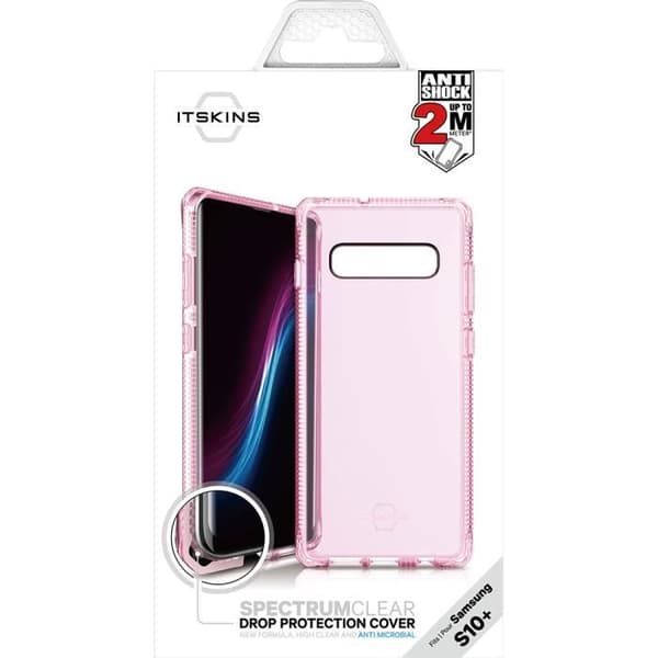 Coque - Itskins - Samsung Galaxy S10+ - Mjuk - Rosa - Diskret design