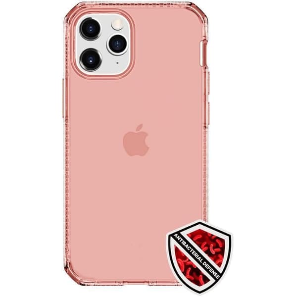Coque - ITSKINS - Spectrum Clear - iPhone 12/12 Pro - Korall - Förstärkt skydd