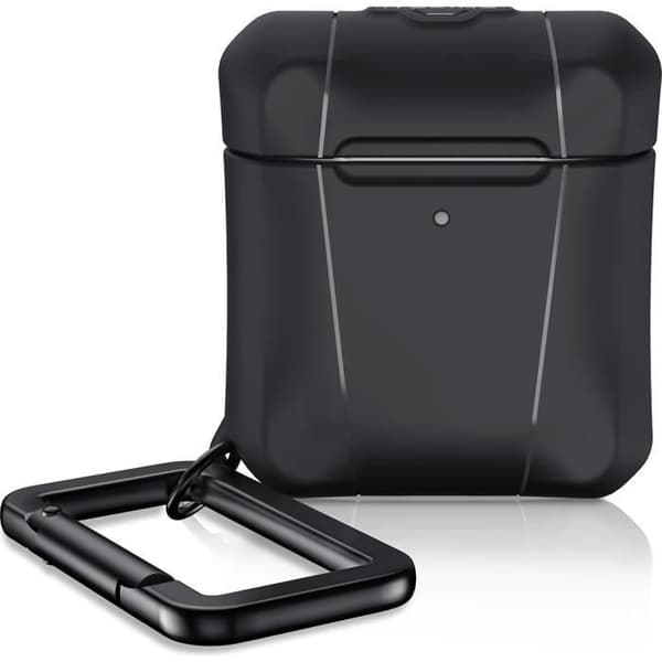 Förstärkt fodral AirPods Spectrum Solid Black Itskins