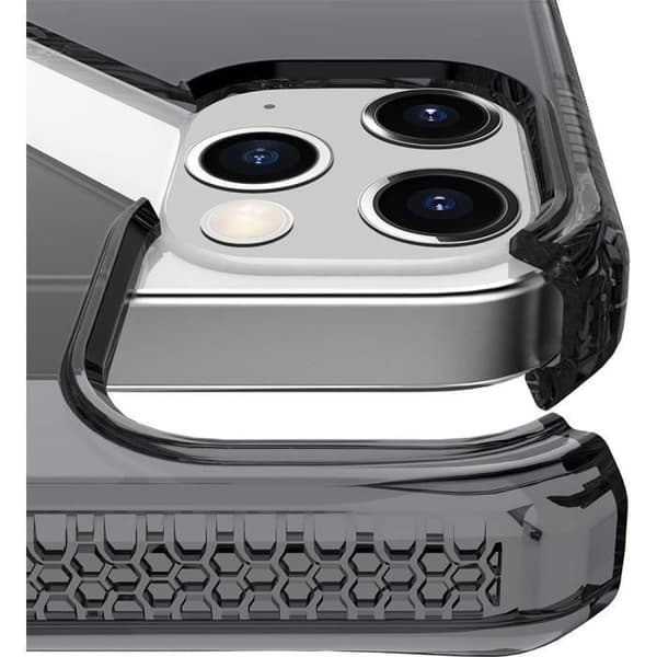 Förstärkt skal - ITSKINS - Spectrum Clear - iPhone 12/12 Pro - Grå - Ökad skydd