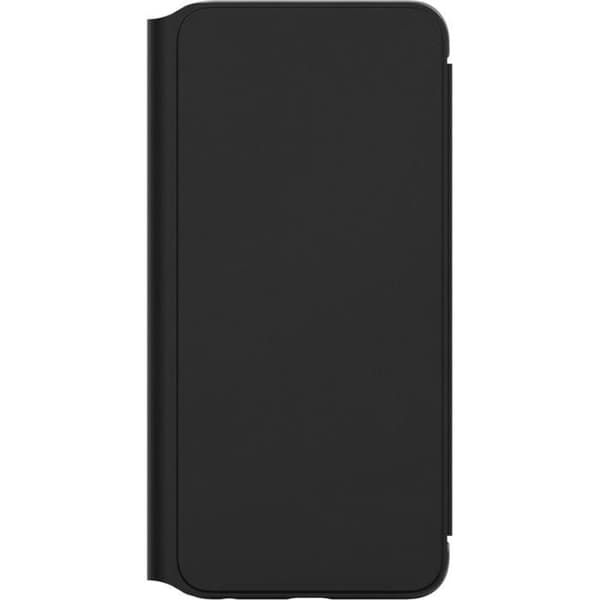 Flipcover - Oppo - A57 / A57S - Svart - Styv - Lock