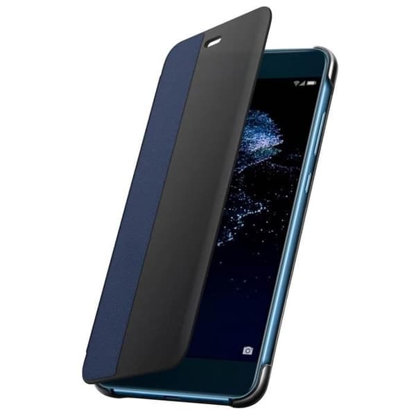 Folio Flip Cover - Huawei - P10 Lite - Genomskinlig - Blå - Original