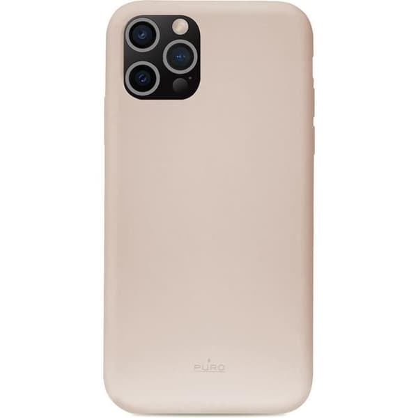 Skyddsfodral - PURO - iPhone 13 Pro - Rosa - Flexibelt - Silikon