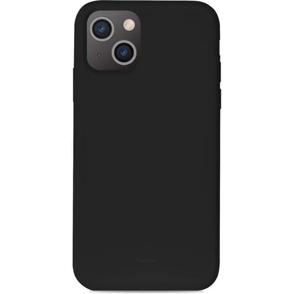 Coque Silicone - PURO - Icon Noire - Flexibel - Modern - iPhone 13 mini