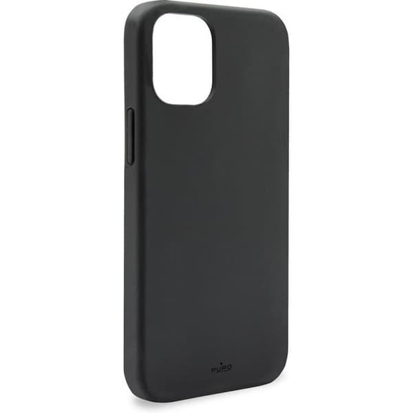 Coque Silicone - PURO - Icon Noire - Flexibel - Modern - iPhone 13 mini