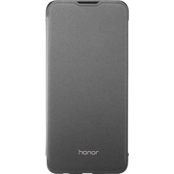 Black Honor Flip Cover Case för Honor 10 Lite