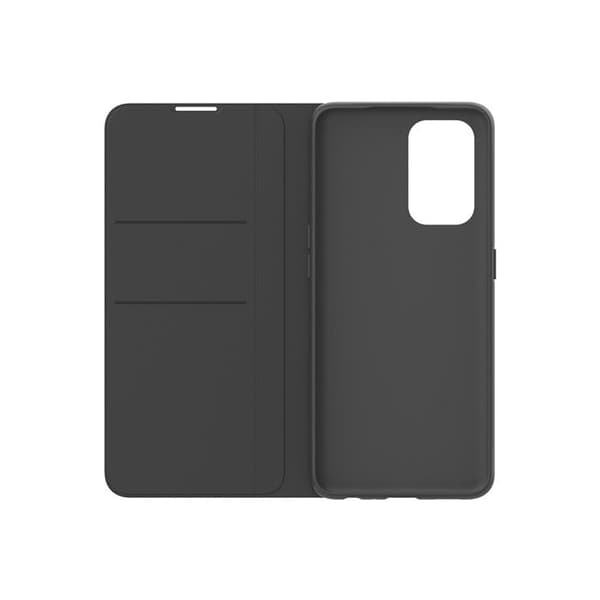 Folio Flip Cover för Oppo A94 5G - Svart - OPPO - Stel - Polyuretan och polykarbonat - Flik - Slät