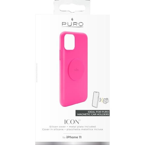 Coque - Puro - iPhone 11 - Semi-rigide - Rose - Kompatibel med iPhone 11