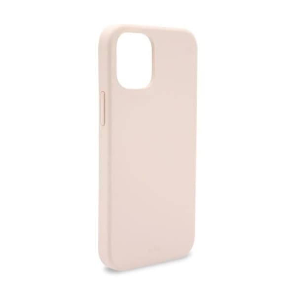 Puro ICON Anti-Microbial Cover - Fodral för iPhone 12 Mini med antibakteriellt skydd (rosa sand) - 8033830295997