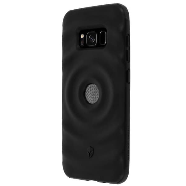 Coque Galaxy S8 - Kevlar Force-fodral - Stötresistent silikon - Svart - Förstärkt - TRYAX-teknologi