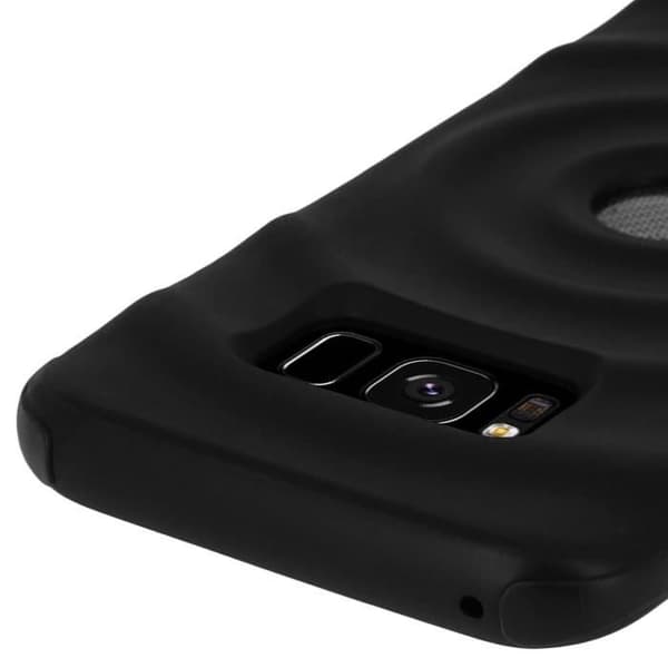 Coque Galaxy S8 - Kevlar Force-fodral - Stötresistent silikon - Svart - Förstärkt - TRYAX-teknologi