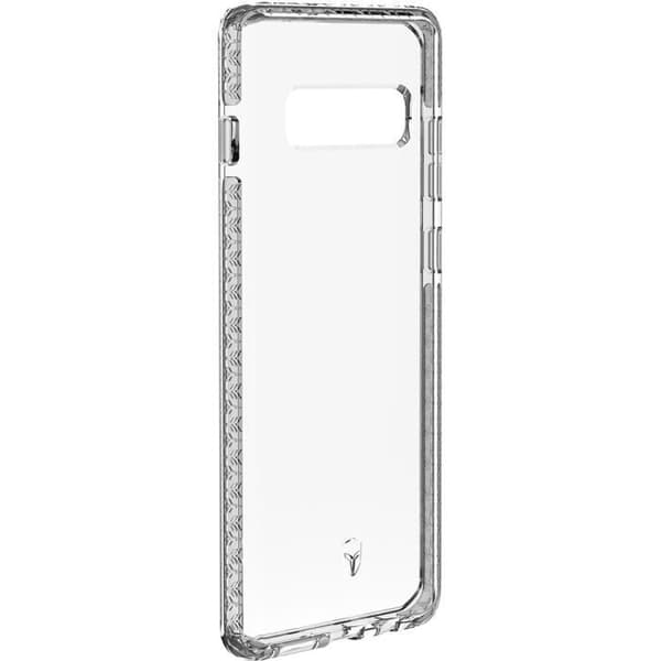BIG BEN Force Case Life Halvhårt fodral - Klar &amp; mörkgrå - För Samsung Galaxy S10+ G975