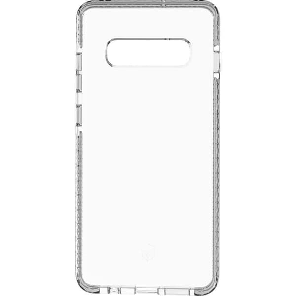 BIG BEN Force Case Life Halvhårt fodral - Klar & mörkgrå - För Samsung Galaxy S10+ G975