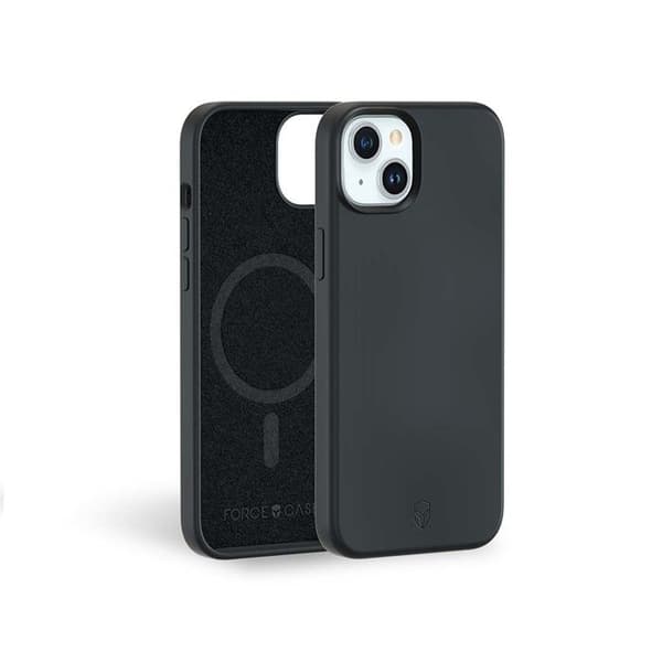 Skyddande MagSafe-fodral för iPhone 15 Plus - FORCE CASE - Svart - Förstärkt magnetiskt system