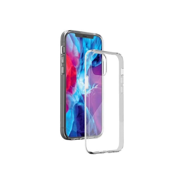 Skyddsfodral - BIGBEN Connected - Silisoft - Transparent - Flexibel - iPhone 12/12 Pro