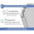 Miniatyrbild 2 av 2: Fodral till iPhone 13/14 Förstärkt AIR-kompatibelt MagSafe Origin France Force Fodral Transparent