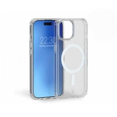 MagSafe-kompatibelt AIR-förstärkt fodral för iPhone 15 Plus Force Fodral Transparent
