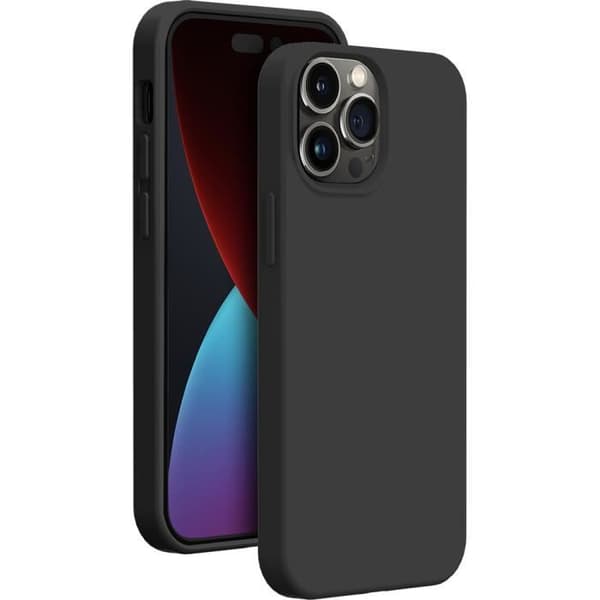 iPhone 14 Pro Max SoftTouch svart silikonfodral Bigben