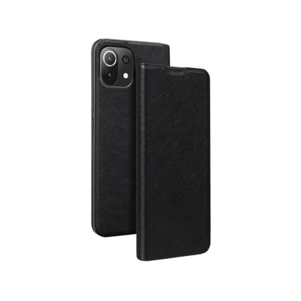 Etui Folio - Xiaomi - Redmi Note 11 4G / 11S 4G - Färg Svart - Elegant skydd - Lätt åtkomst