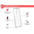 Miniatyrbild 2 av 3: Förstärkt fodral LIFE Livstidsgaranti Transparent för Samsung G S21 5G Force Fodral