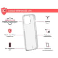 Miniatyrbild 2 av 3: Coque - Force Case - iPhone 13 mini - Livstids garanti - Transparent - Hård