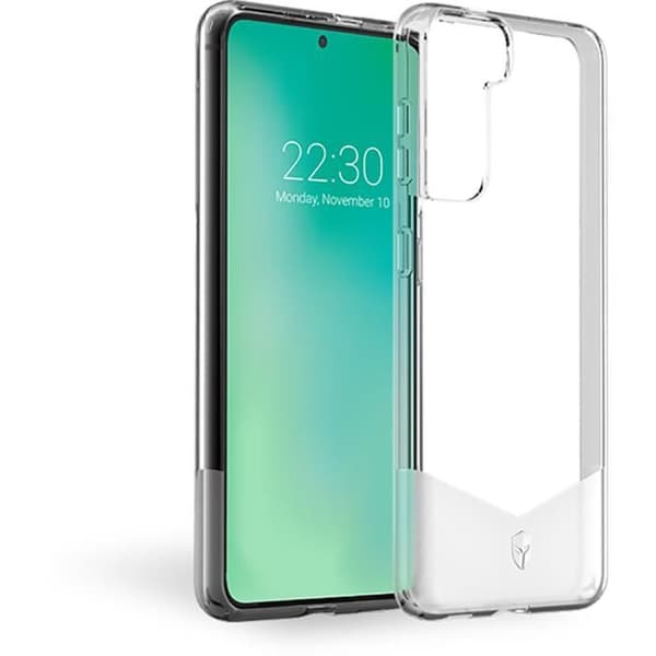 PURE Förstärkt Fodral Transparent Livstidsgaranti för Samsung G S21 5G Force Fodral