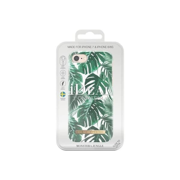IDEAL Fashion Case S-S17 Mobiltelefon Skyddsfodral Förstärkt plast Monstera Jungle för Apple iPhone 6, 6s,...