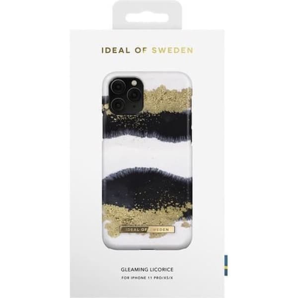 iDeal of Sweden Fashion iPhone 11 Pro Fodral - Glittrande Lakrits Svart, Multi, Vit