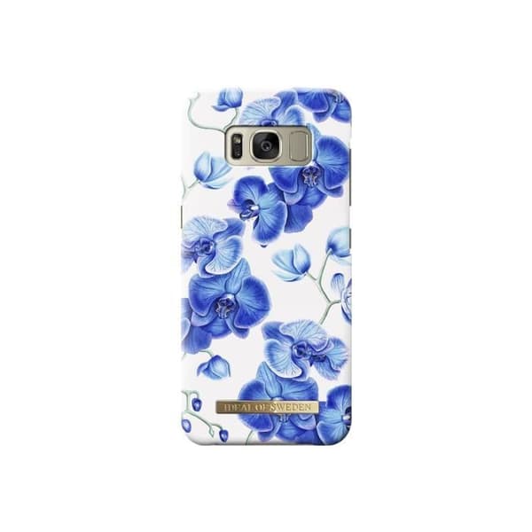 IDEAL Fashion Case S-S18 Baby Blue Orchid Plast Mobiltelefon Skyddsfodral för Samsung Galaxy S8