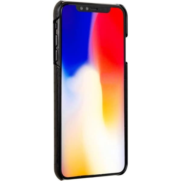 Dbramante1928 Tune Black Leather Case för iPhone XS Max
