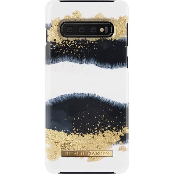 Modeglittrande lakritsfodral till Galaxy S10